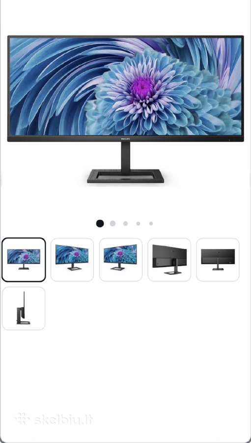 Monitorius Philips 346e2lae/00, Va, 100 Hz, Uwqhd,