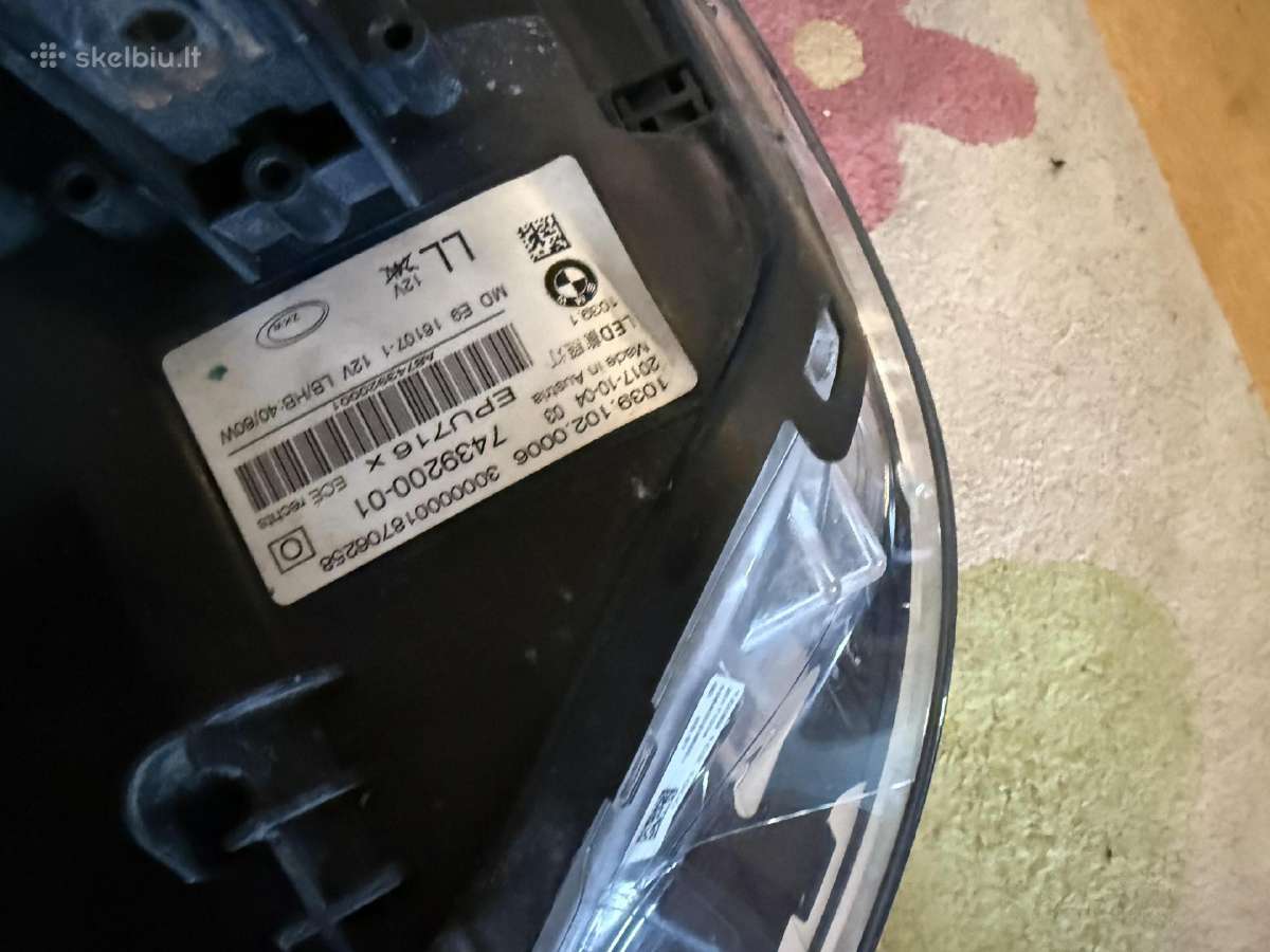Bmw g 30 priekiniu LED žibintu komplektas - nuotraukos Nr. 11