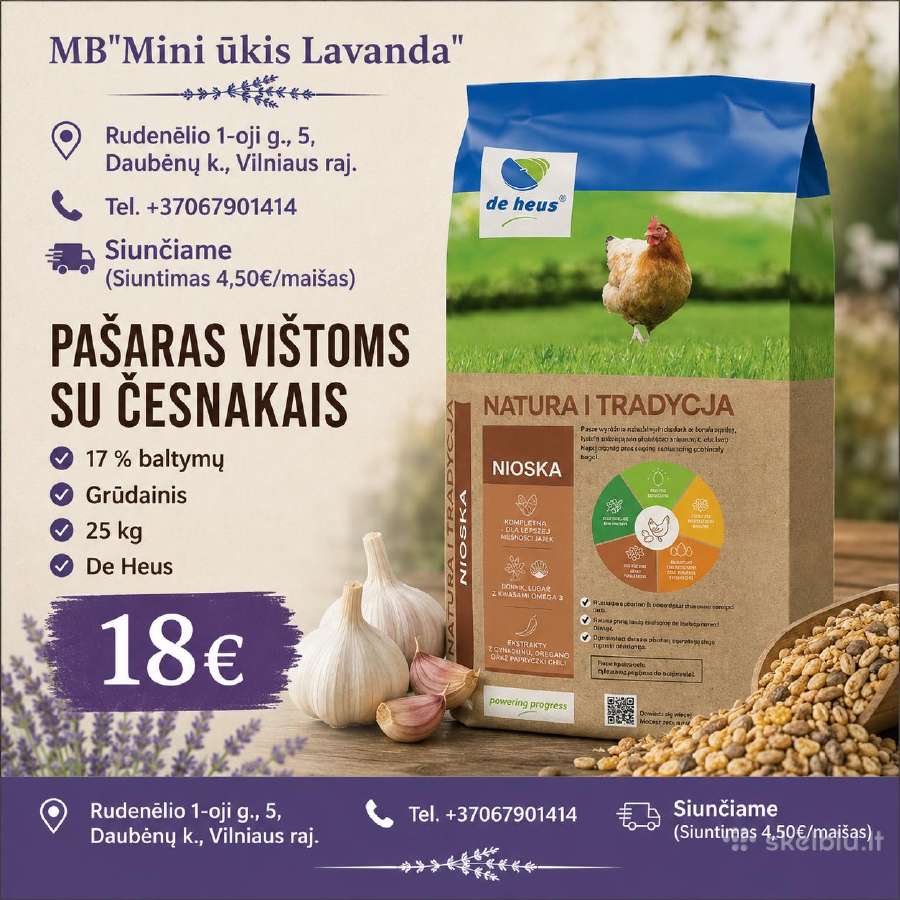 Kombinuoti pašarai Deheus, papildai, įranga. - nuotraukos Nr. 6