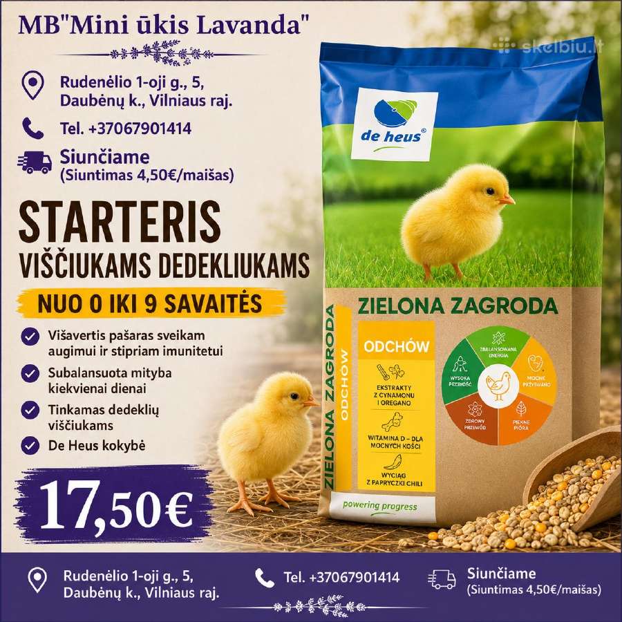 Kombinuoti pašarai Deheus, papildai, įranga. - nuotraukos Nr. 10