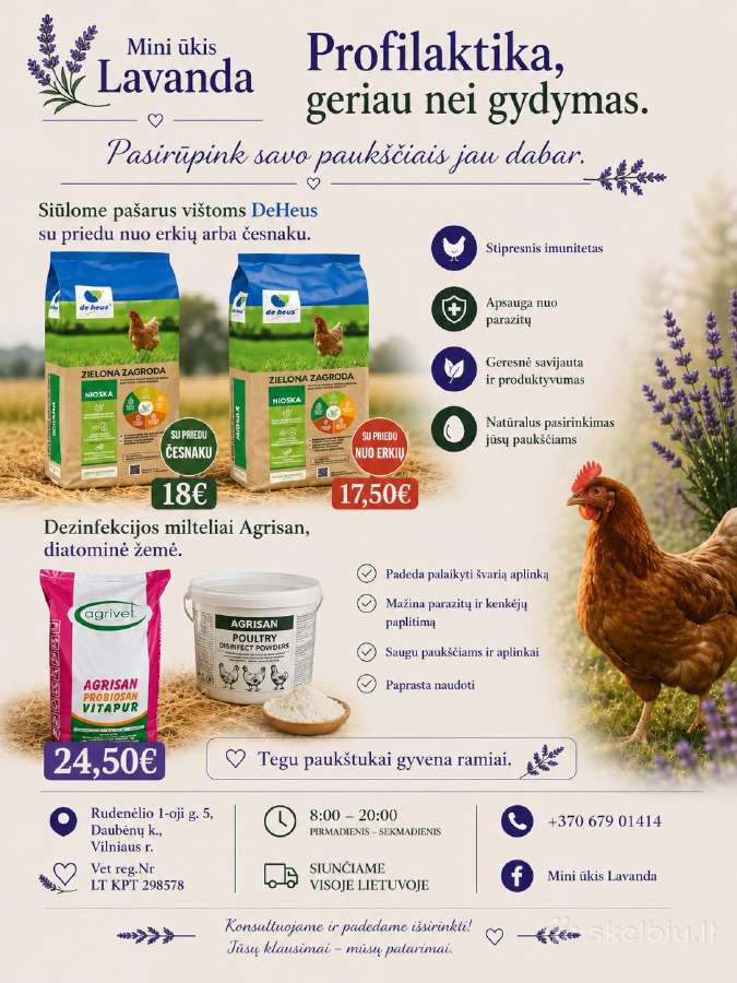 Kombinuoti pašarai Deheus, papildai, įranga. - nuotraukos Nr. 16