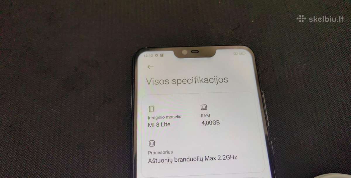 Xiaomi Mi 8lite 4/64gb dual sim - nuotraukos Nr. 4