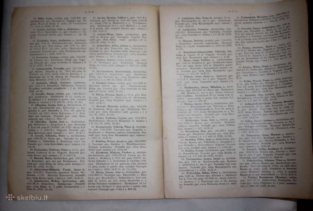 Kriminalinės policijos žinios 1938m. Vsd leidinys - nuotraukos Nr. 3