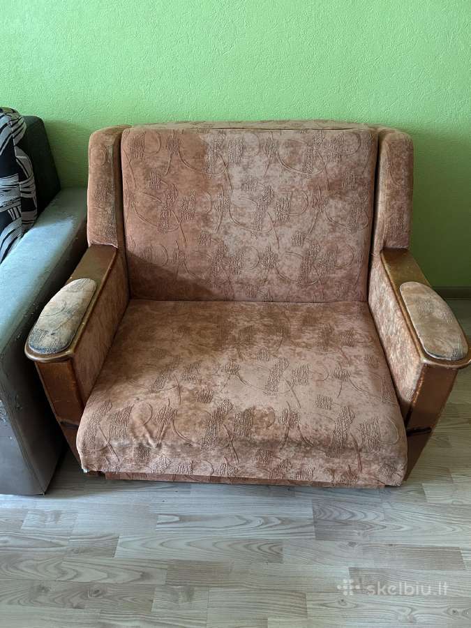 Dovanojamas fotelis-lova