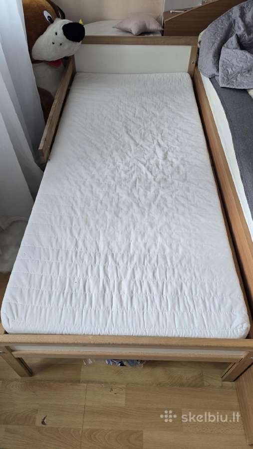 Vaikiška lova, čiužinys 160cm x 70cm