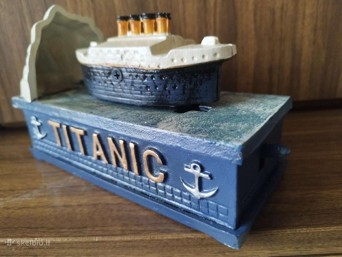 Metalinė taupyklėtitanic taupyklė - nuotraukos Nr. 2