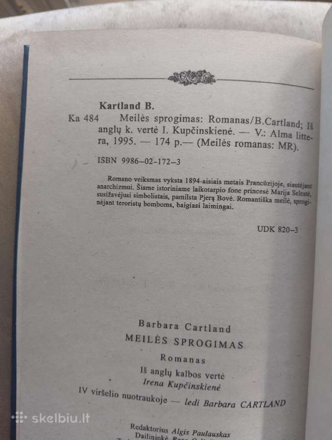 Barbara Cartland-meilės sprogimas - nuotraukos Nr. 3