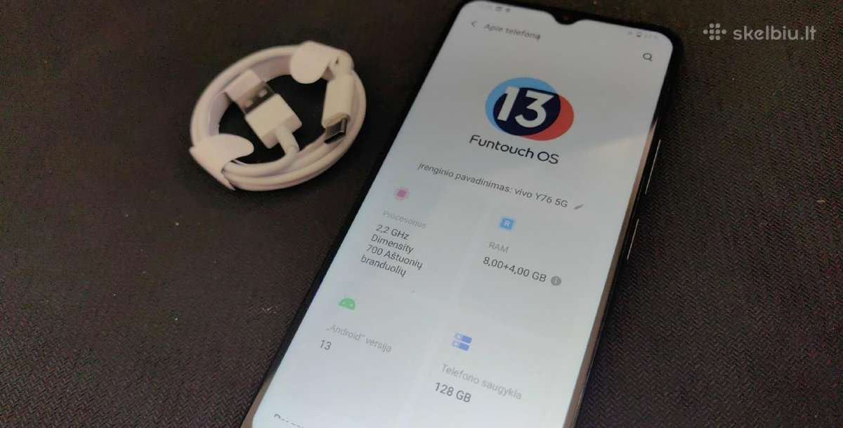 Vivo Y76 5G 12/128gb - nuotraukos Nr. 4