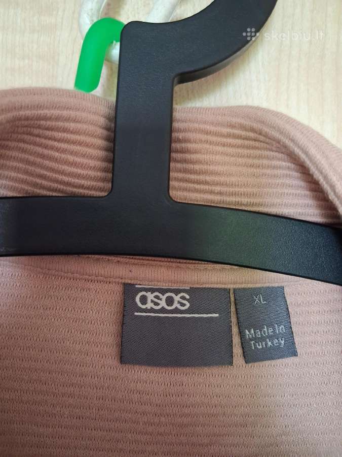 Asos pelenų rožinės spalvos ilgas užmestukas - nuotraukos Nr. 7