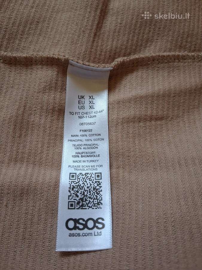 Asos pelenų rožinės spalvos ilgas užmestukas - nuotraukos Nr. 8