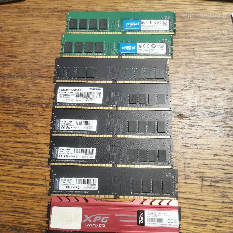 Parduodu Ryzen 3900x; 3600; 1200; Ddr4; SSD