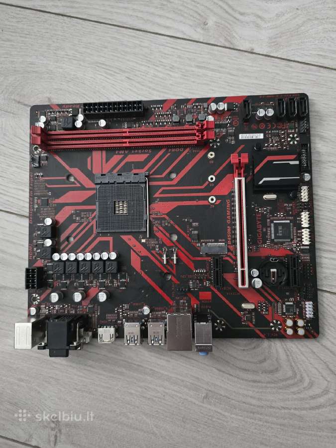 Gigabyte B450m Gaming plokštė