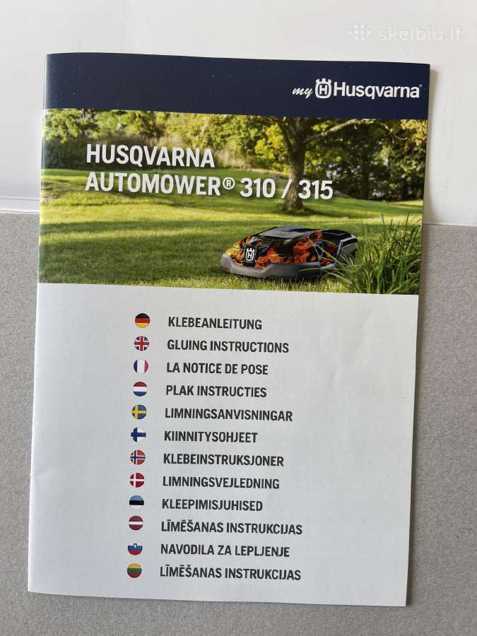 Husqvarna automower 310 / 315 camo lipdukai - nuotraukos Nr. 4