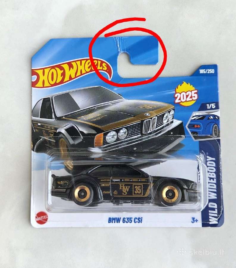 Hot Wheels bmw 635 csi rinkinys - nuotraukos Nr. 3