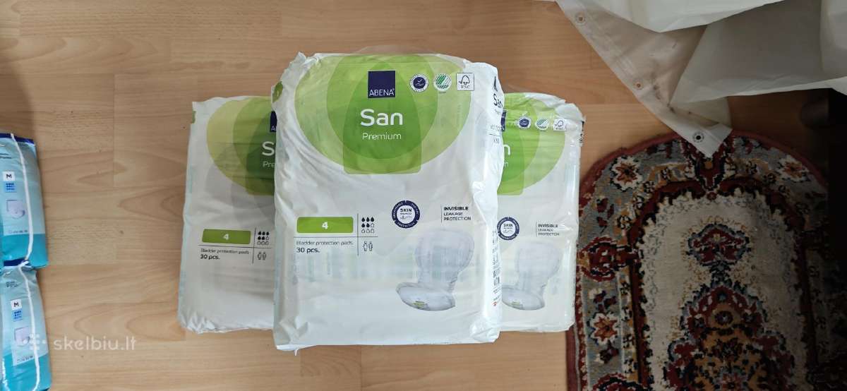 Sauskelnes, tamponai, kelnaites, pampersai