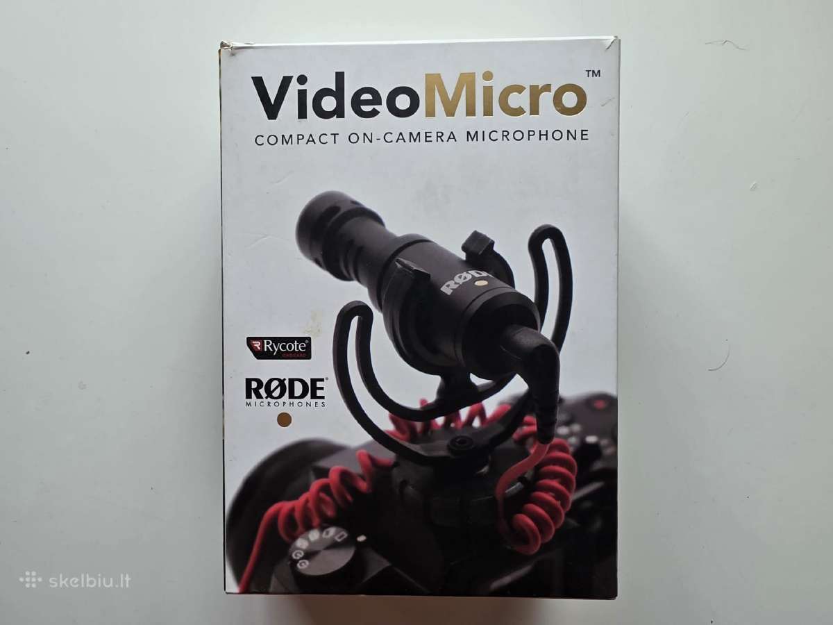 Rode Videomicro kryptinis mikrofonas