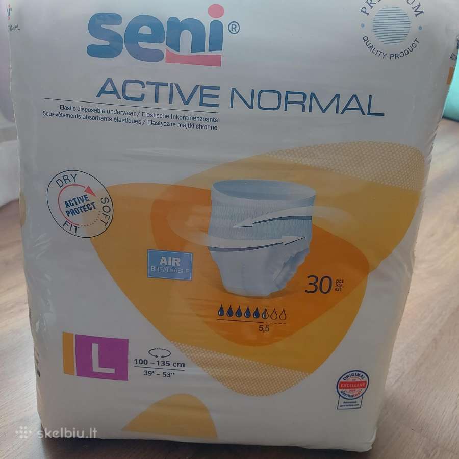 Sauskelnės-kelnaitės Seni Active Normal L (30 vnt)