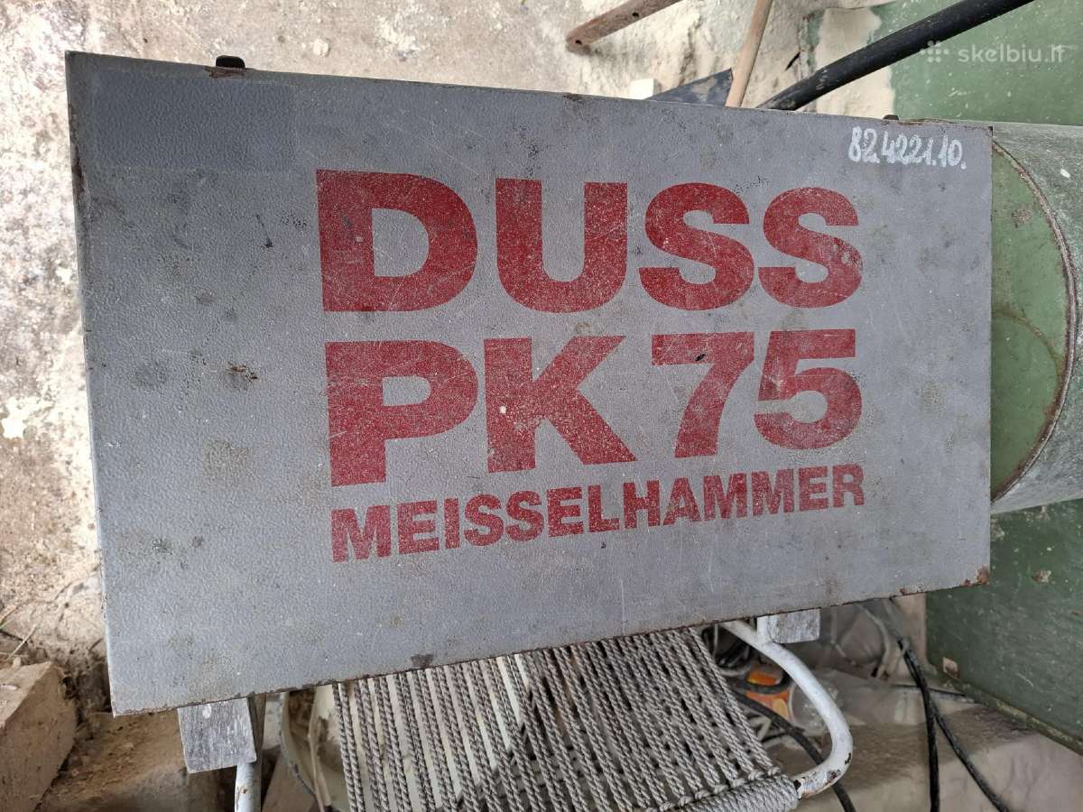 Duss Pk75 perforatorius atskėlimo plaktukas