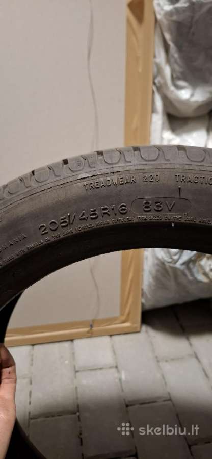 205/45r16 vasarinės padangos - nuotraukos Nr. 10