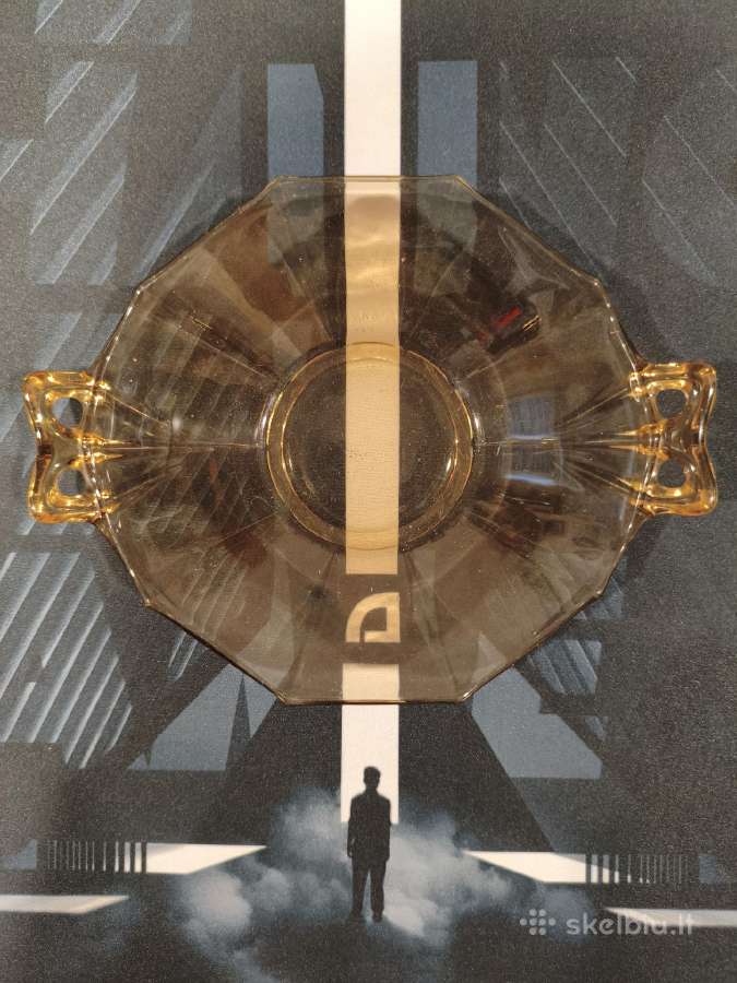 Originalus Depression Glass dubuo/lėkštė!