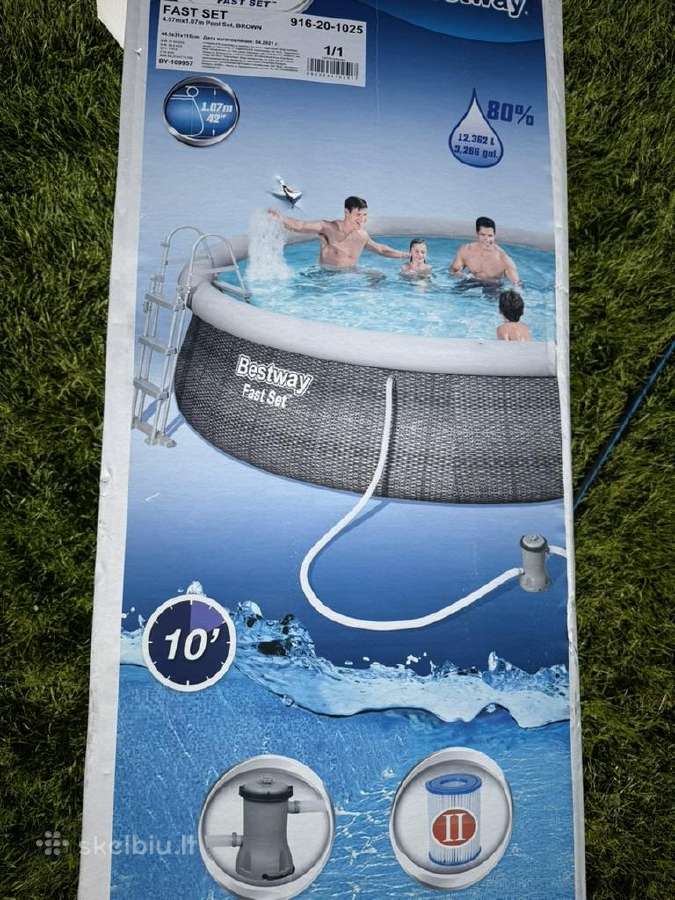 Baseinas Bestway Fast Set 457 x 107 cm