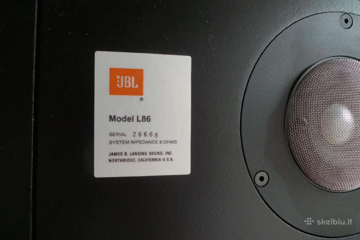 Jbl amerikietiškos 80 -ųjų kolonėlės puikios būkl - nuotraukos Nr. 7