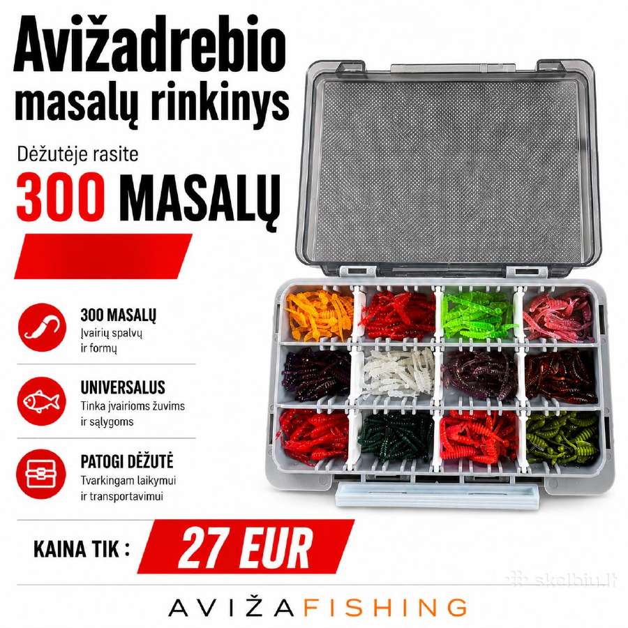 Avižadrebio masalų rinkinys 300vnt