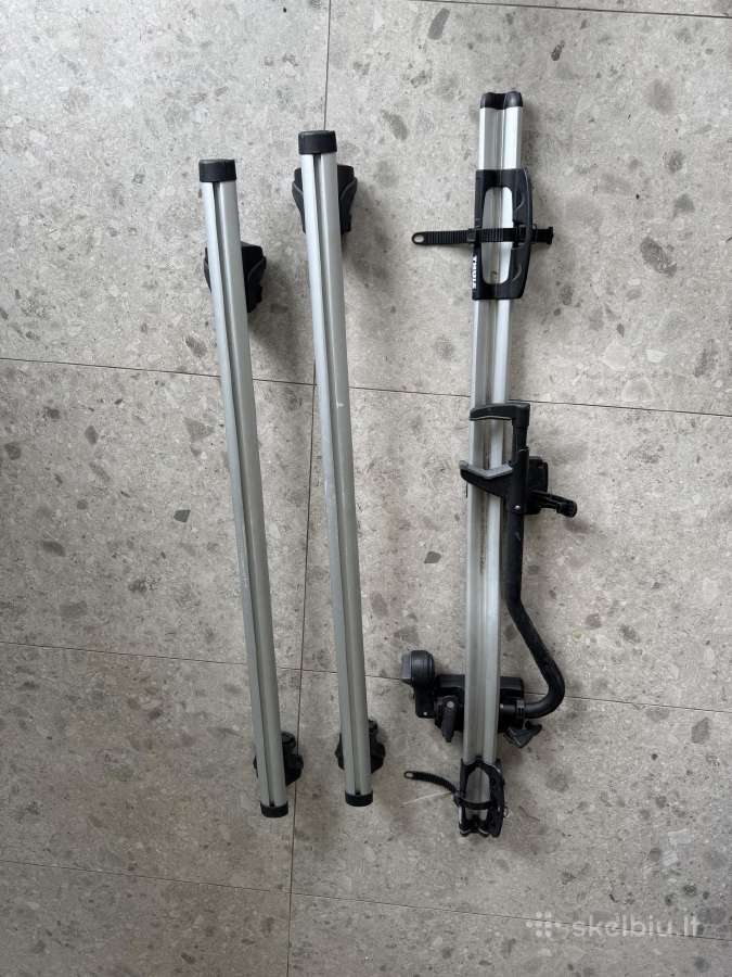 Thule stogo skersiniai + dviračio laikiklis