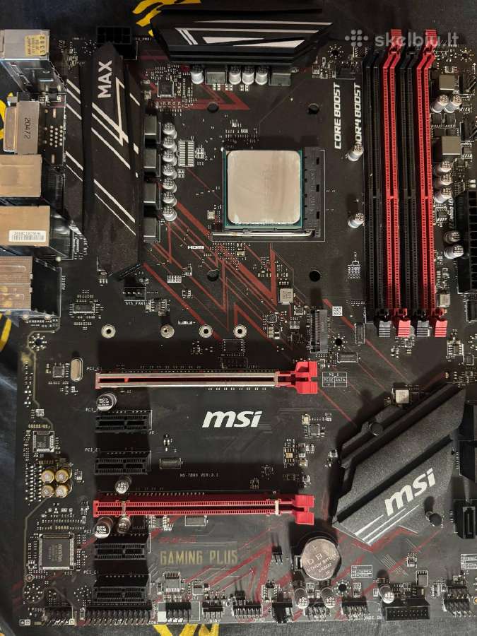 Msi B450 Gaming Plus + Amd Ryzen 3 1200 + RAM