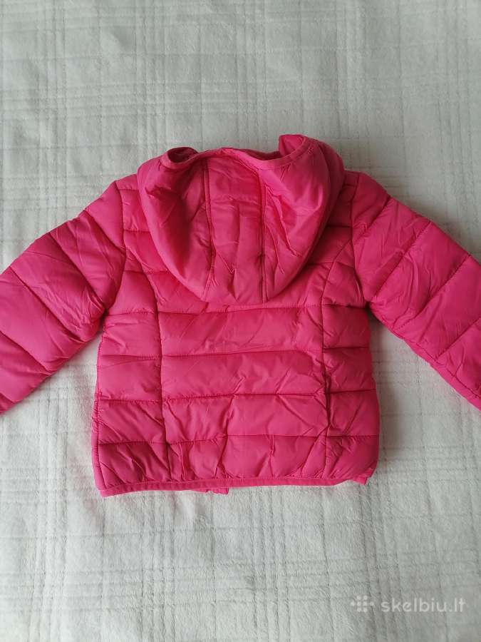 Nauja rausva striukė (2 vnt.) su maišeliu 98 cm - nuotraukos Nr. 2