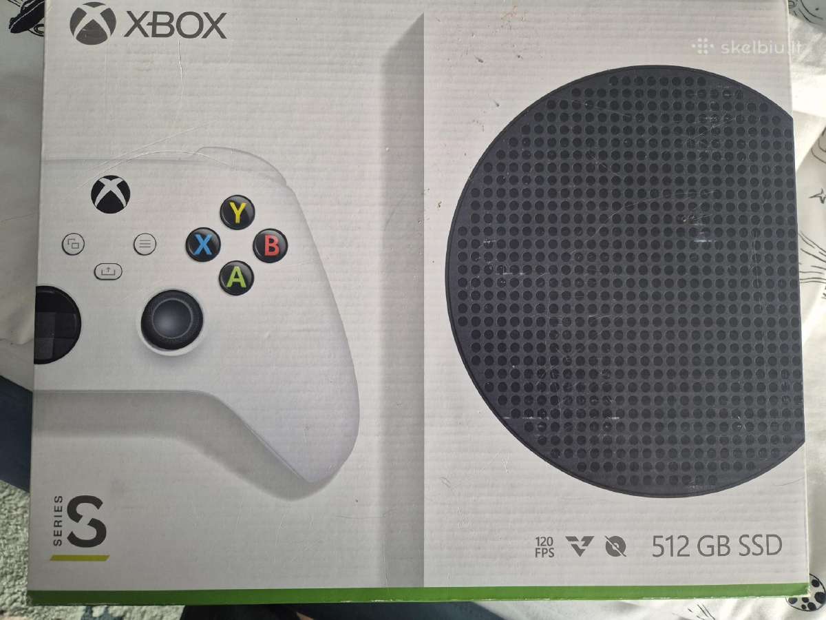 Parduodu xbox series s 512 TB