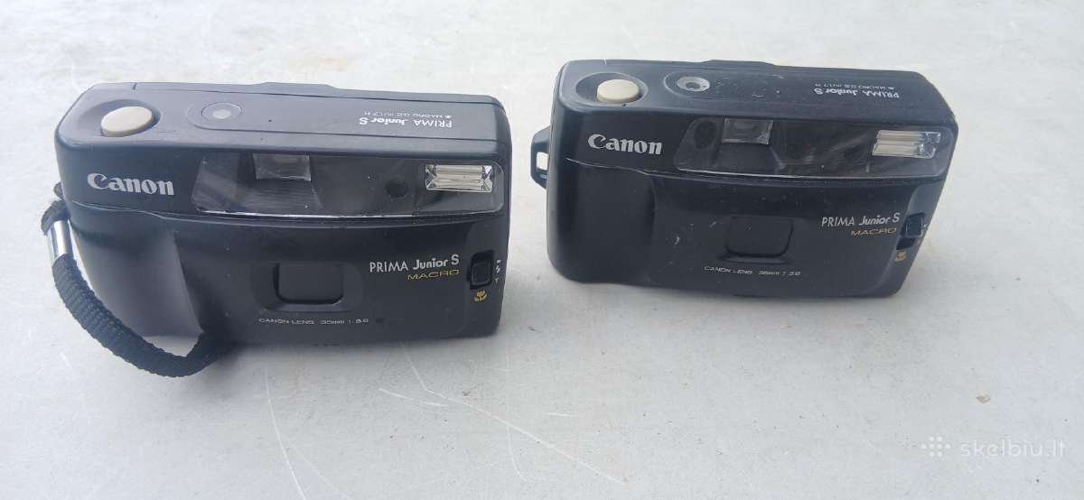 Canon juostiniai foto aparatai