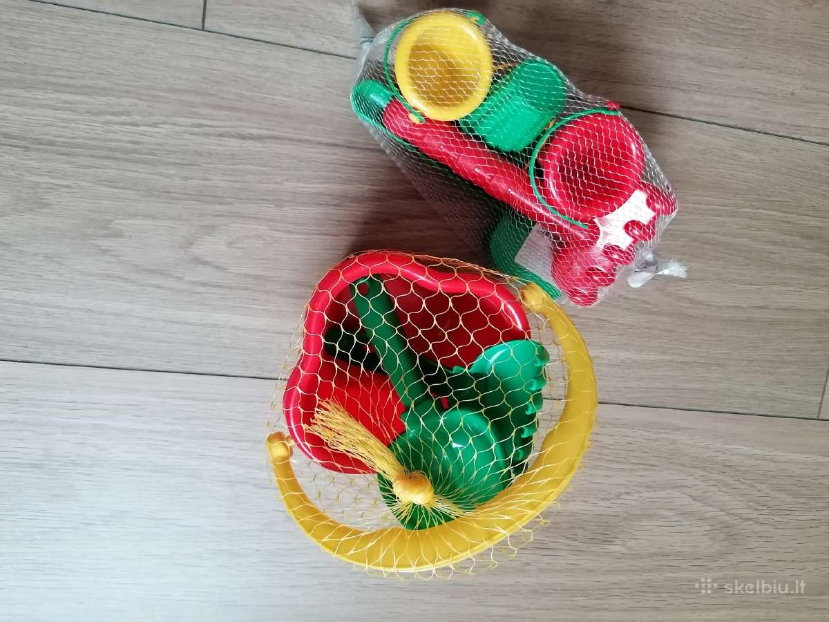 Du nauji komplektai smėlio dėžės įrankių vaikams! - nuotraukos Nr. 2