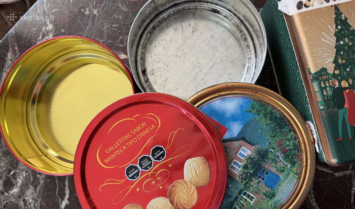 Parduodu dėžutės nuo sausainių. - nuotraukos Nr. 5