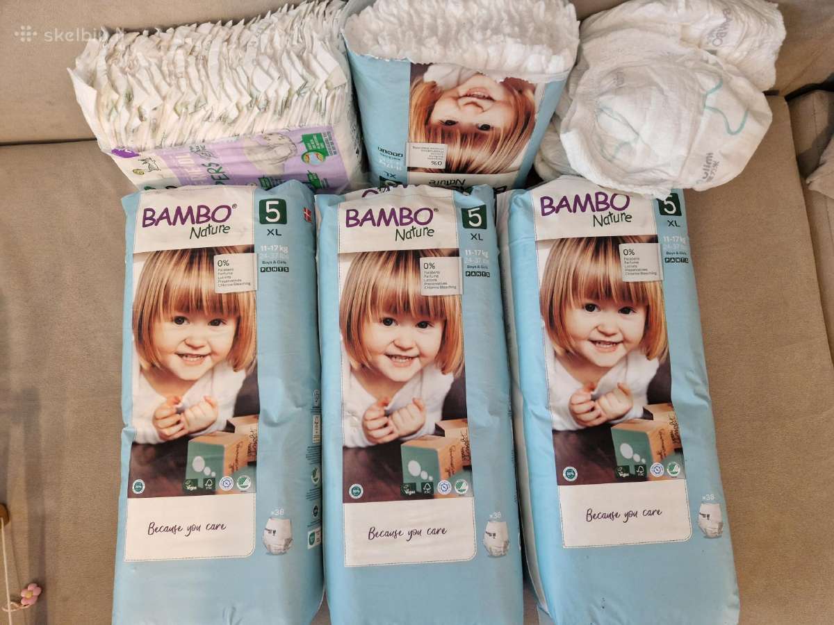 Sauskelnės kelnaitės Bambo Nature 5, 11 - 17 kg, - nuotraukos Nr. 3