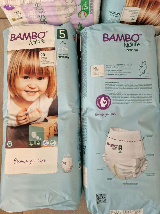 Sauskelnės kelnaitės Bambo Nature 5, 11 - 17 kg, - nuotraukos Nr. 2