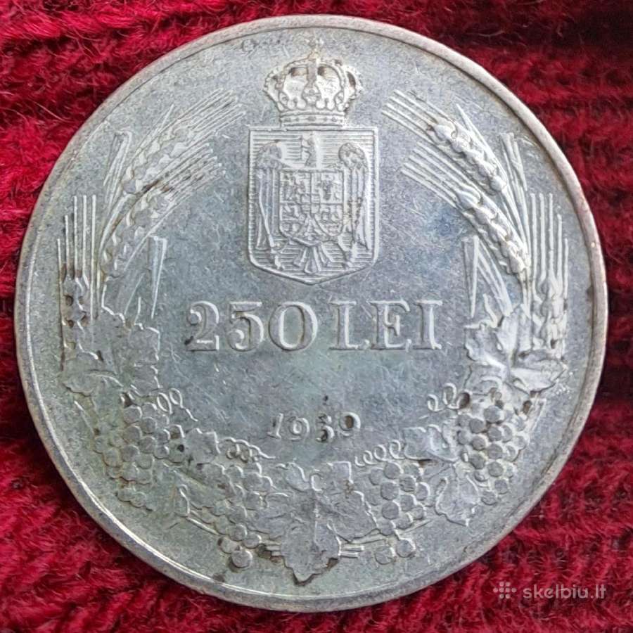 1939 Rumunija 250 lėjų