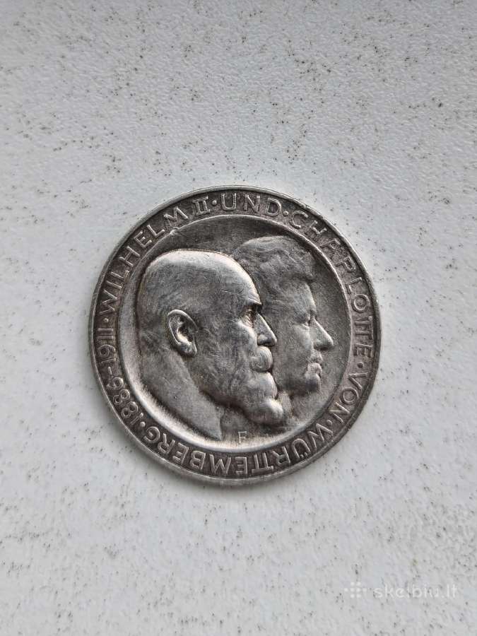 Drei Mark 1911 0.900 sidabras