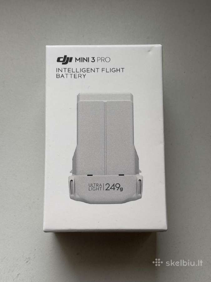 Nauja Dji Mini 3 / Mini 3 Pro baterija