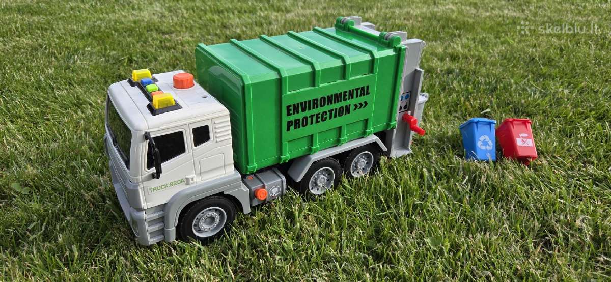 Žaislinė šiukšliavežė City Truck