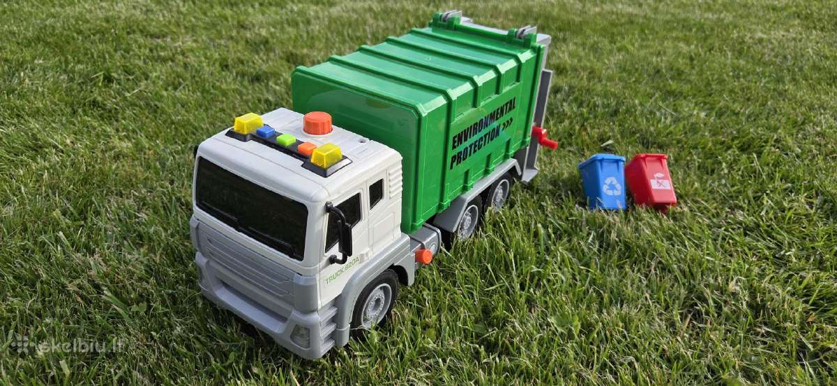 Žaislinė šiukšliavežė City Truck - nuotraukos Nr. 2