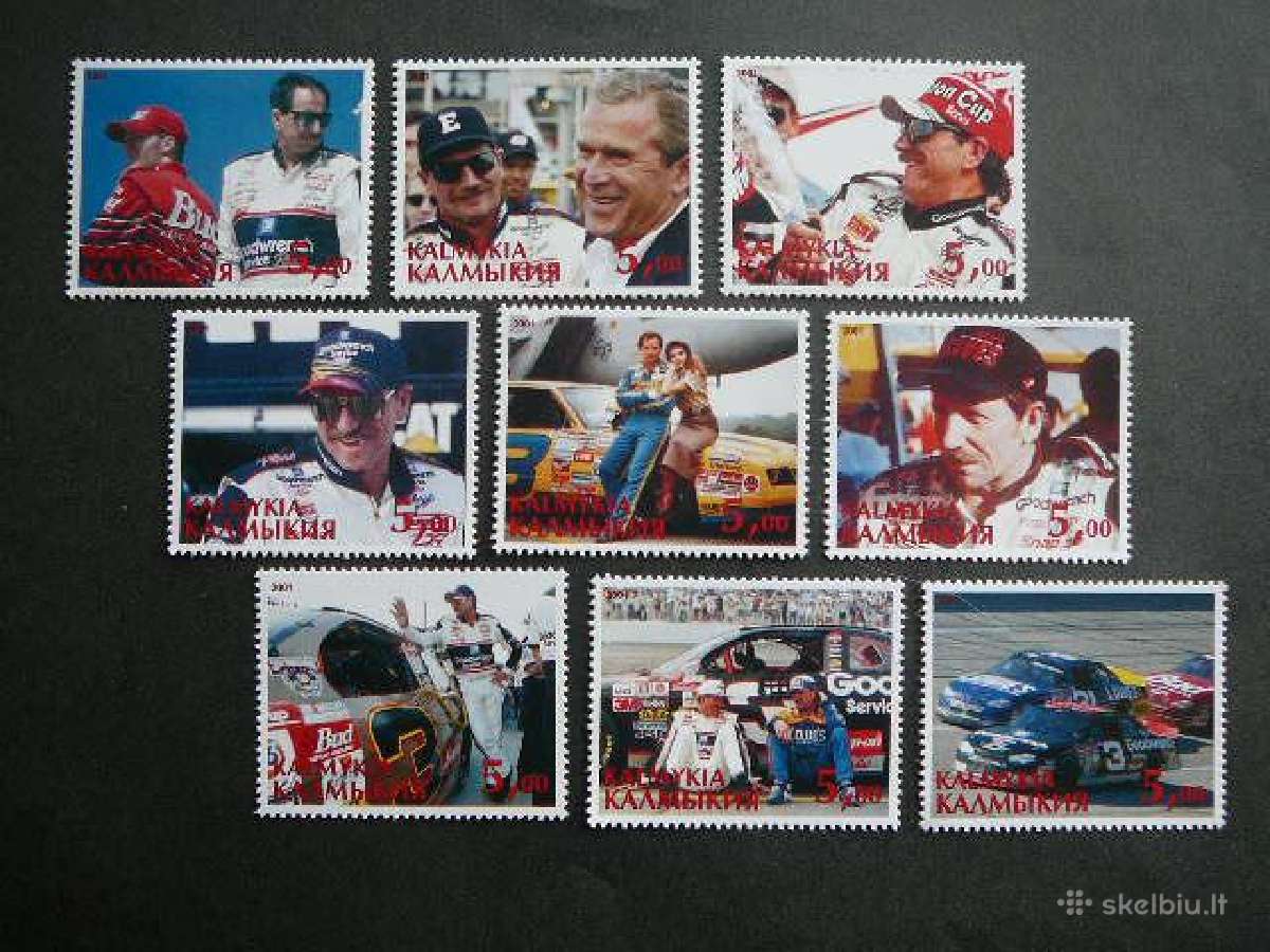 D. Earnhardt Auto sportas Kalmukija (R) 2001 klm1