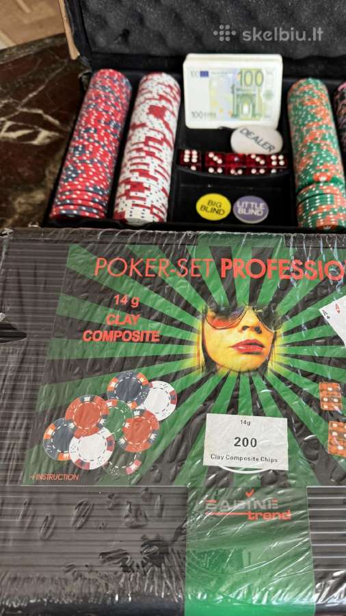 Stalo žaidimas Pokeris. - nuotraukos Nr. 3
