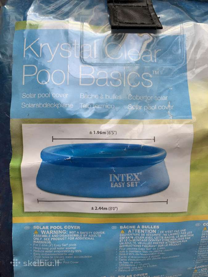 Naujas 196 cm baseino uždangalas burbulinis Intex