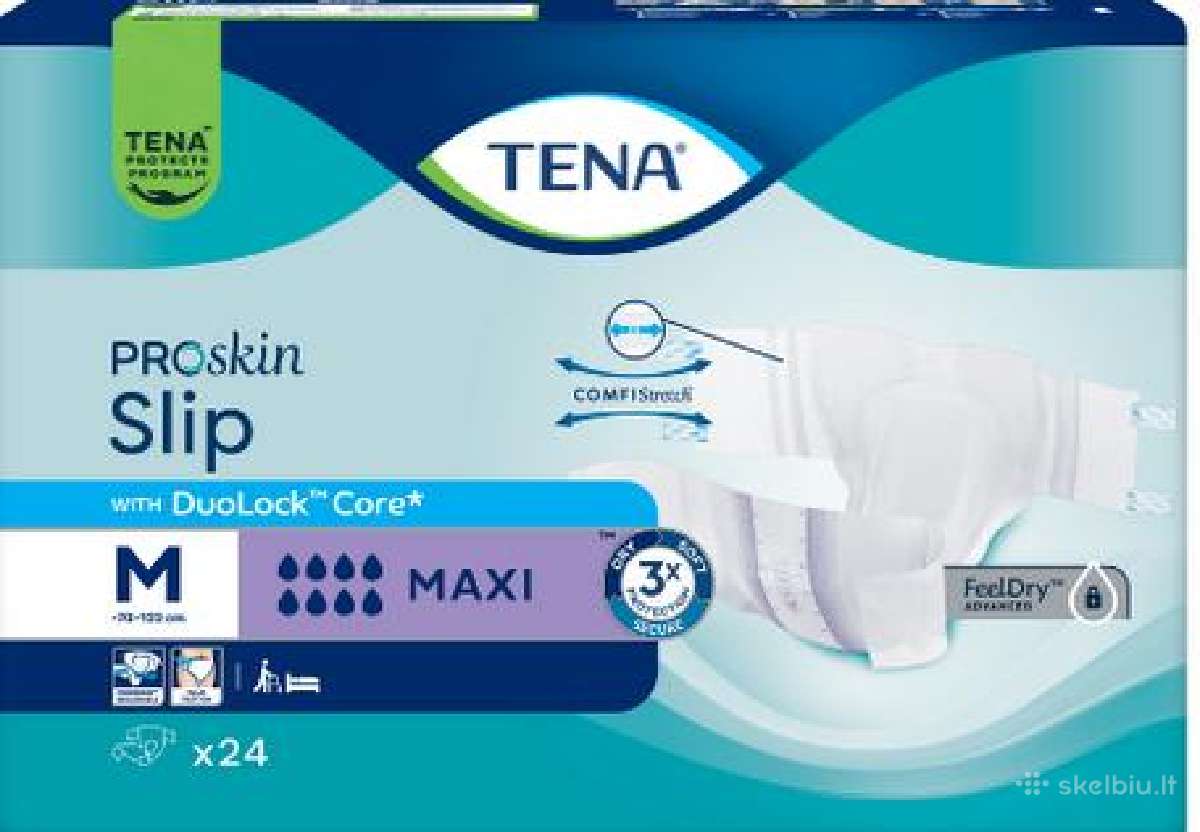 Sauskelnės suaugusiems Tena Maxi M dydis 24vnt