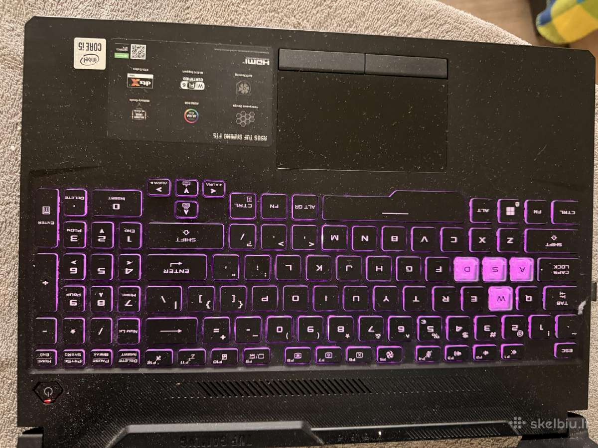 Asus Tuf Gaming F15 - nuotraukos Nr. 2