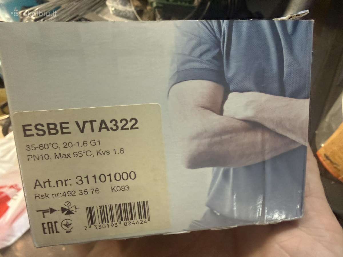 Vandens pamaišymo vožtuvai Esbe Vta322