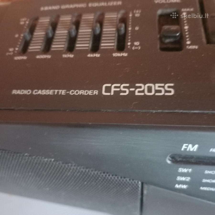 Radiomagnetola Sony Cfs-205s - nuotraukos Nr. 4
