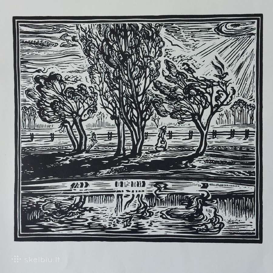 Antanas Kučas - grafika / Reprodukcijos 1960 m. - nuotraukos Nr. 14