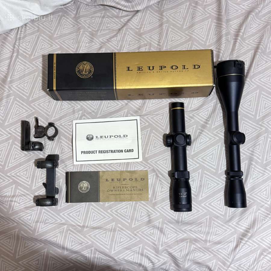 Parduodami Leupold optiniai taikikliai su kronštei
